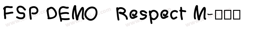 FSP DEMO   Respect M字体转换